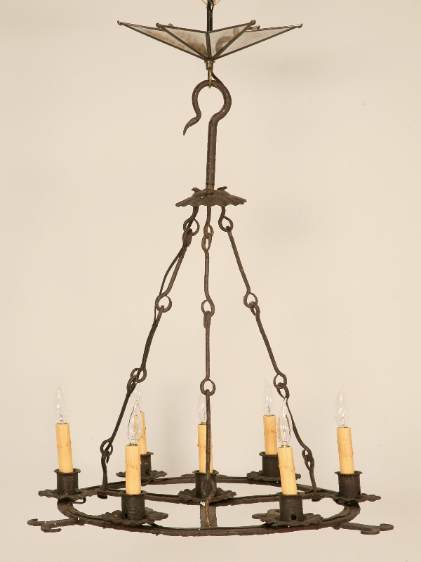 Chandelier In Spanish / A Spectacular 1950s Spanish Wrought Iron