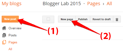 Create New Page Create New Page