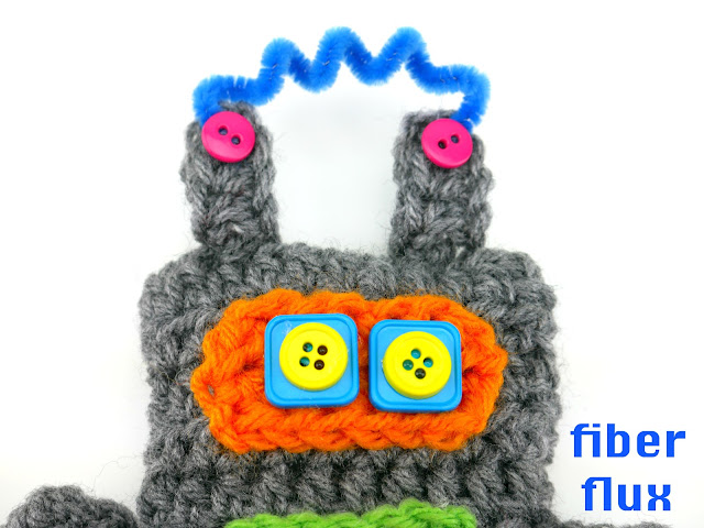 Fiber Flux: Free Crochet Pattern...Pocket Bot!