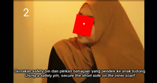 cara Kreasi hijab / jilbab hanya dalam satu menit