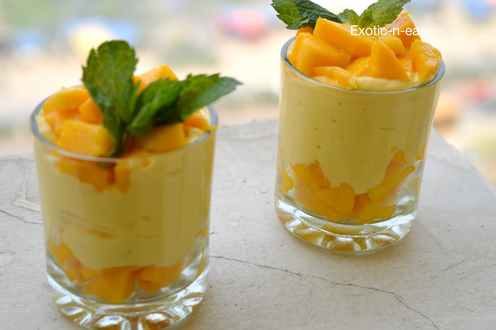 exoticneasy cooking Mango Yogurt