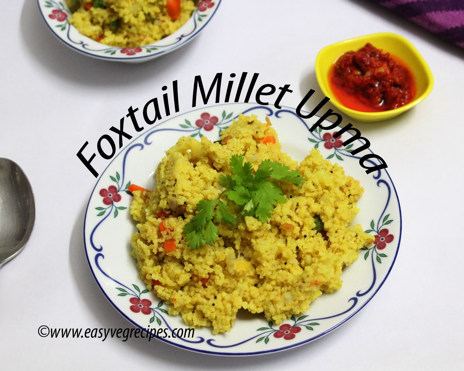 Foxtail Millet Upma Recipe How to make Foxtail Millet Upma E.A.T