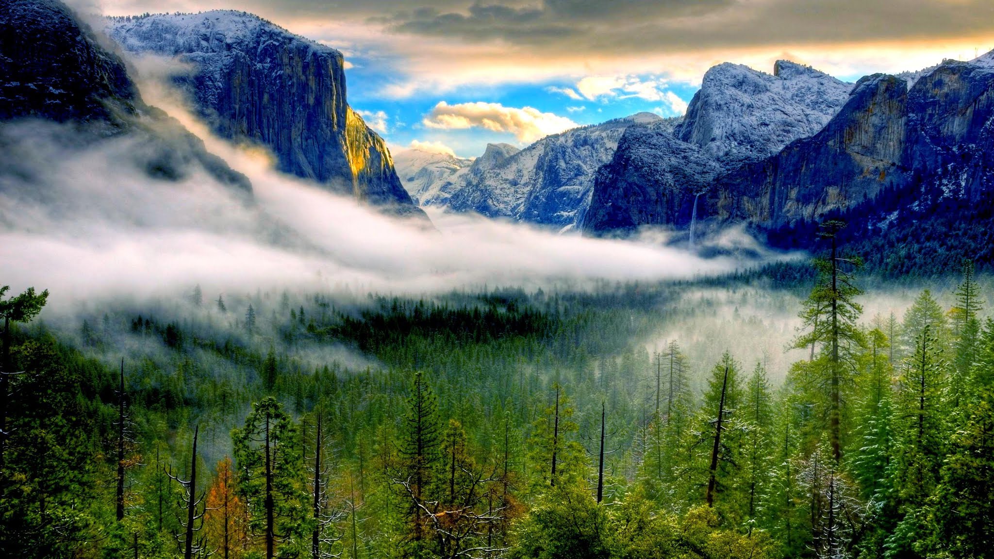 Yosemite 4K manzara resimi 5