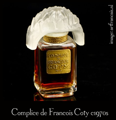 Coty Perfumes: Complice de Francois Coty c1973