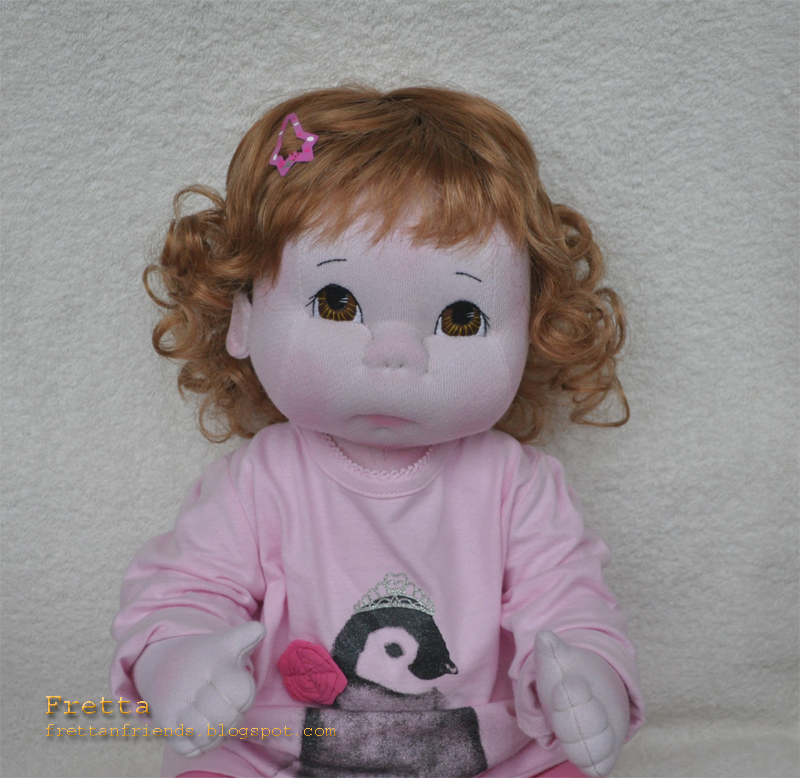 Fretta Life size 19" Soft Sculptured Jointed Baby Doll