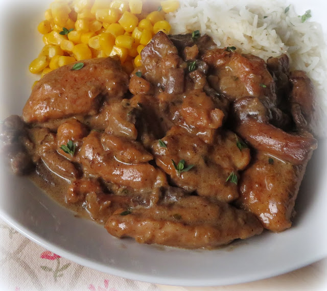 Balsamic Chicken & Mushrooms