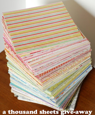 A thousand sheets of paper Blog CANDY!!!