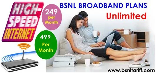 Unlimited Broadband plan 249 extended upto March, 31st 2018