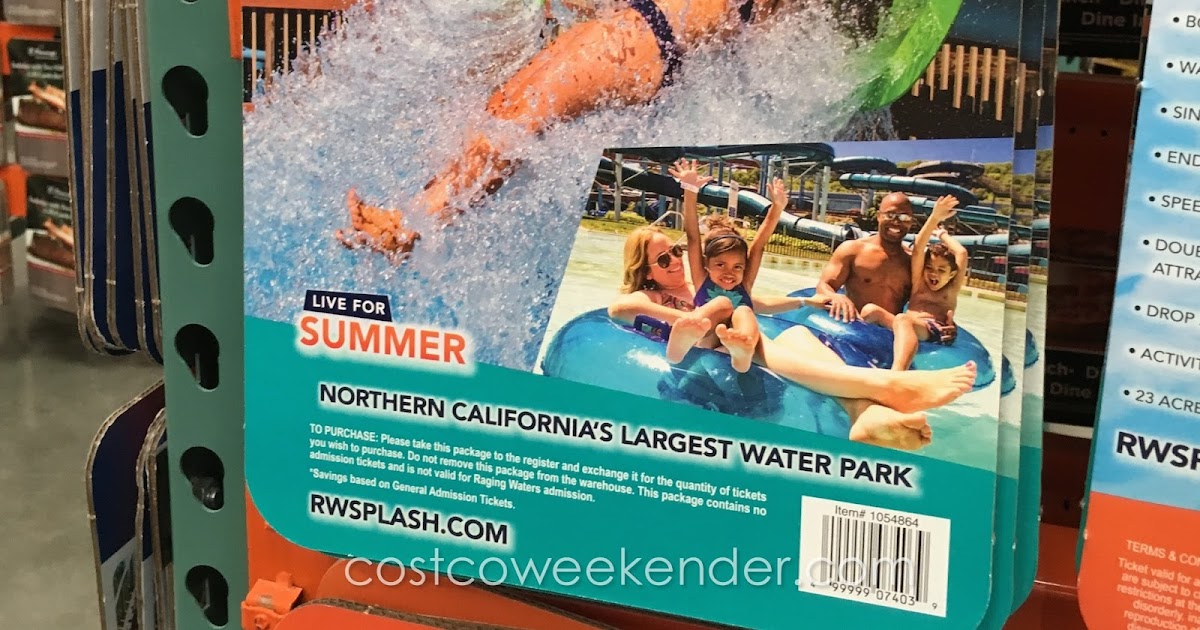 Raging Waters 2016 Adult Single Day Admission Ticket Costco Weekender