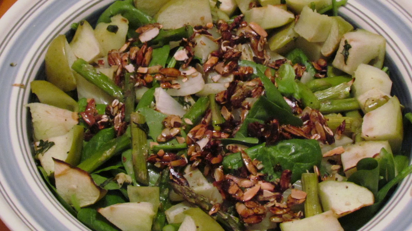Yeish Kemach Tasty Sustenance Roasted Fennel, Asparagus & Apple Salad