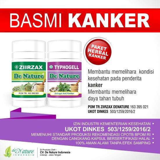Obat Kanker Usus Besar Herbal de Nature | Tradisional Terbaik Terpecaya Obat Kanker Usus Besar Herbal de Nature | Tradisional Terbaik Terpecaya