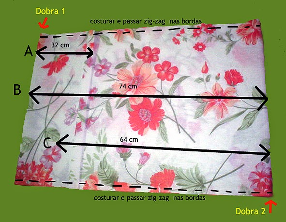 Fronhas com bordado inglês Fronhas de tecido