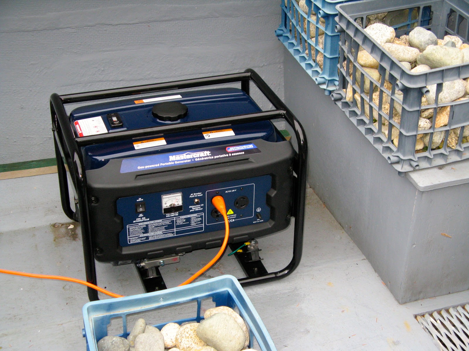 Powell River Books Blog Mastercraft GasPowered Generator