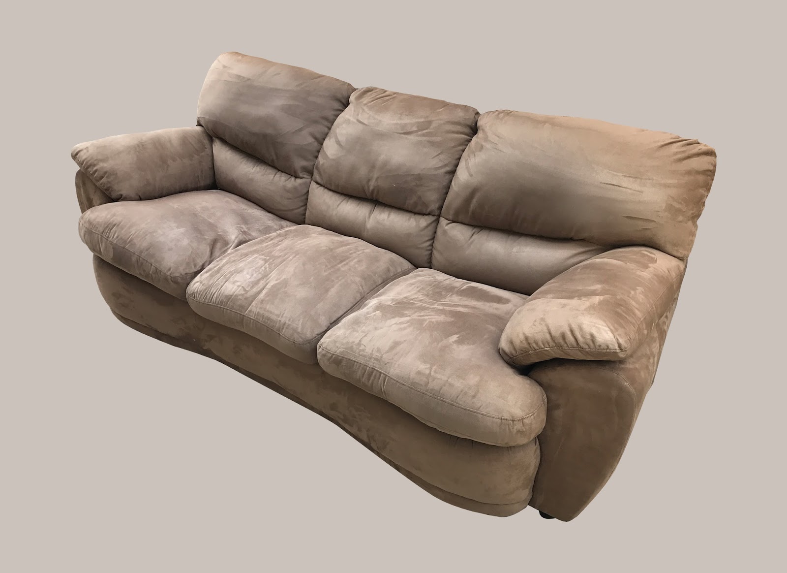 Uhuru Furniture & Collectibles Tan Microfiber Sofa & Loveseat Set 325 SOLD