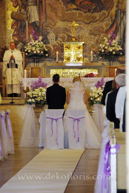 Dekoracja ślubna kościoła opolskie Hochzeitsdekoration‬ ‪‎Kirche‬