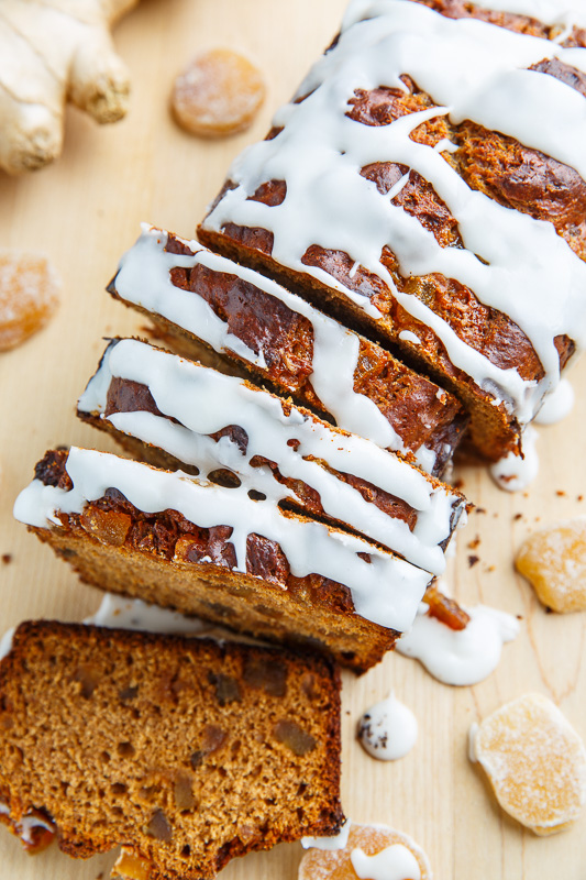 Gingerbread Loaf with Lemon Icing Gingerbread Loaf with Lemon Icing