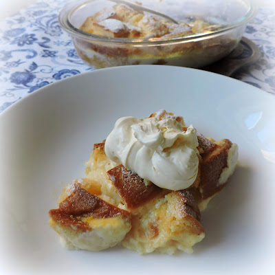 Lemon Panettone Pudding