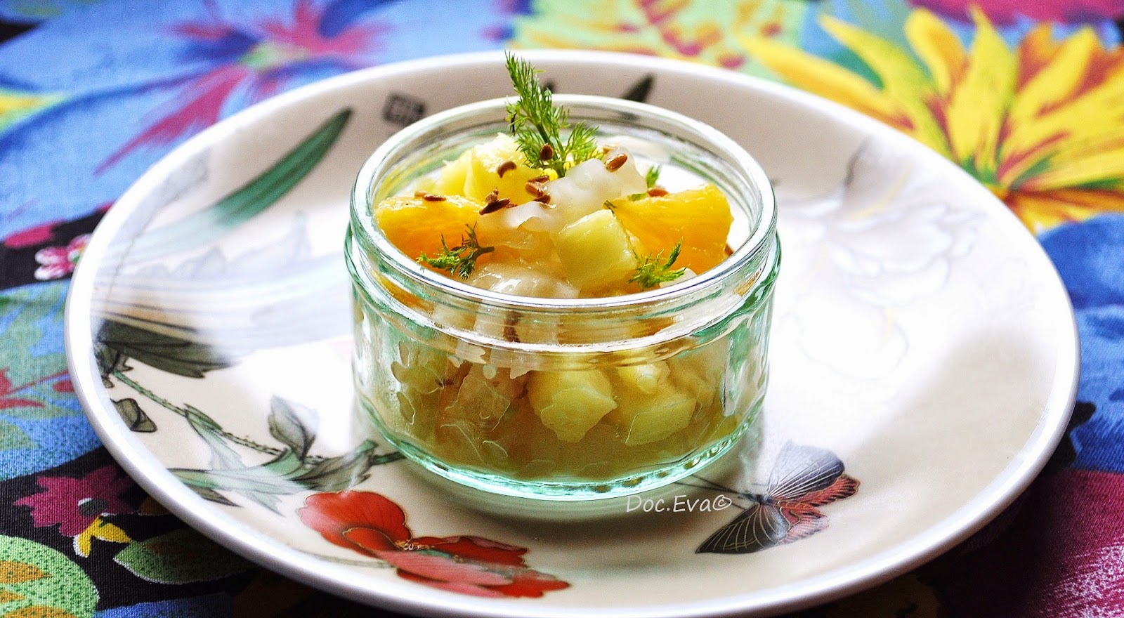 Fenchelsalat mit Ananas