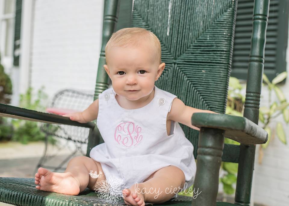 Our Southern Roots: Caroline's One Year Pictures
