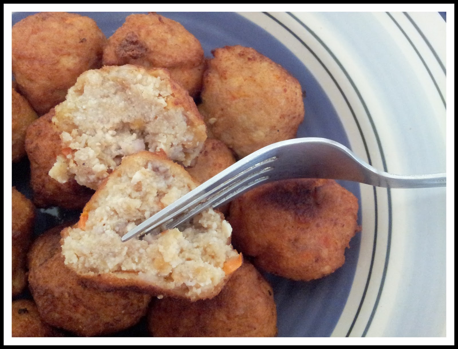 Little Bellevue Kitchen Fried vegetarian tofu yam balls