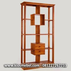 Rak Buku Minimalis Jati Rak Buku Minimalis Jati