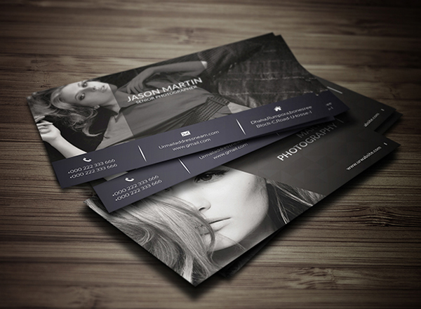 photographer business cards
