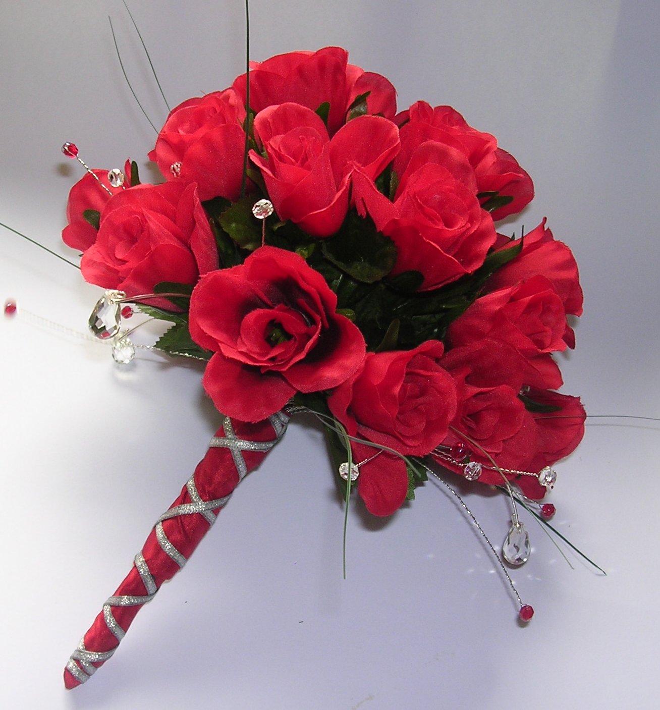 Crystal Velvet Weddings Wedding Flowers Rose Bouquet Red