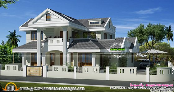 Classic style Kerala model house
