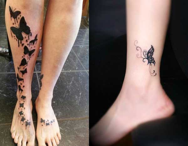 ankle butterfly tattoo ankle butterfly tattoo
