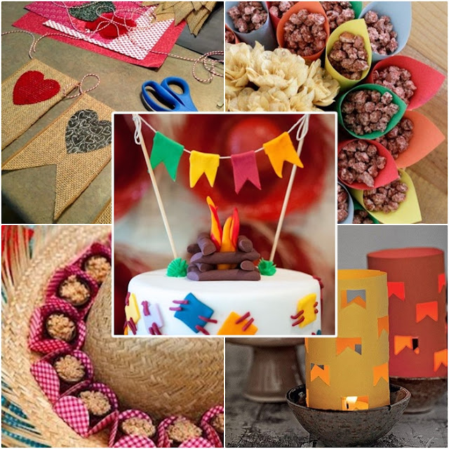 DIY : Ideias de ‘faça você mesma’ de decoração e comidinhas para as festas juninas  by Pinterest
