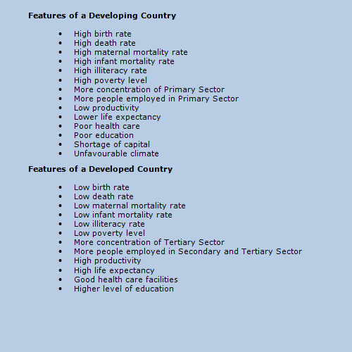 Country Development