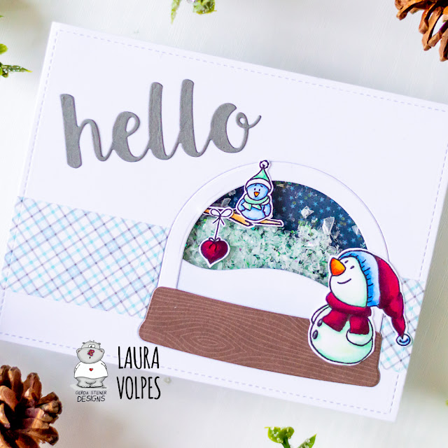 Winter Shaker Card feat Gerda Steiner Designs 2