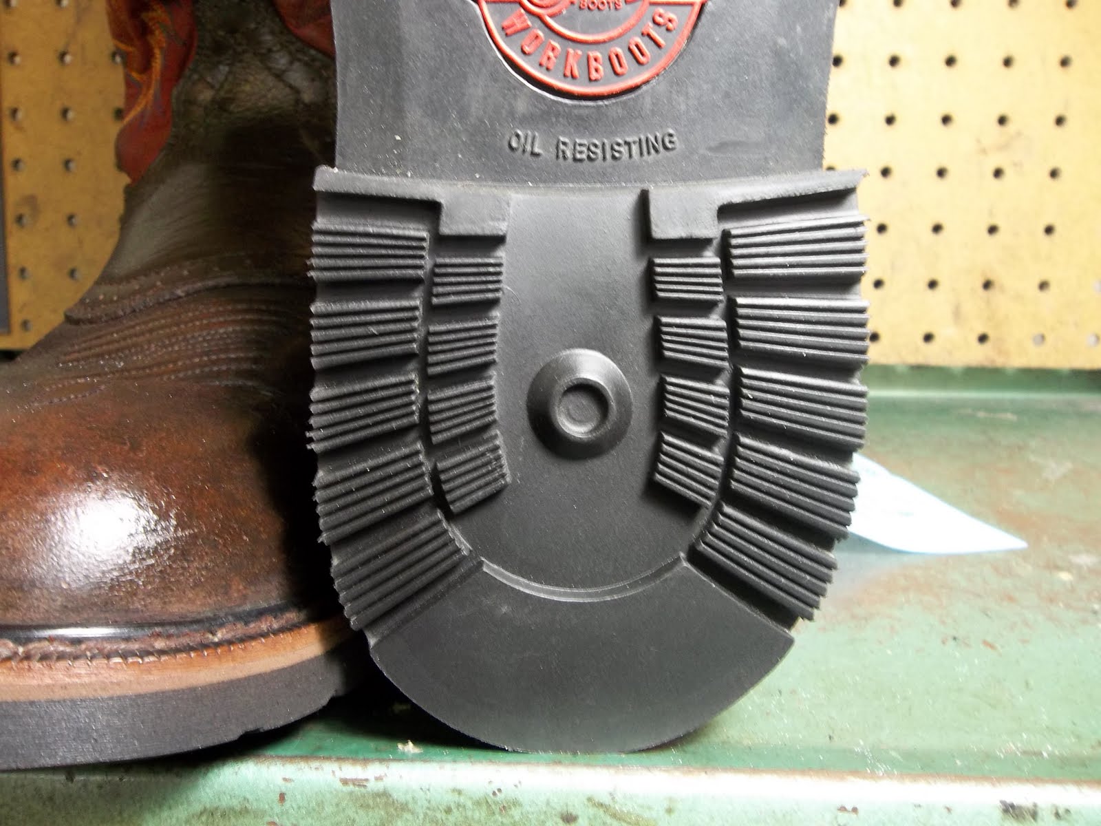 Edgewood Drive Shoe Repair Justin Boot Heels Before and After