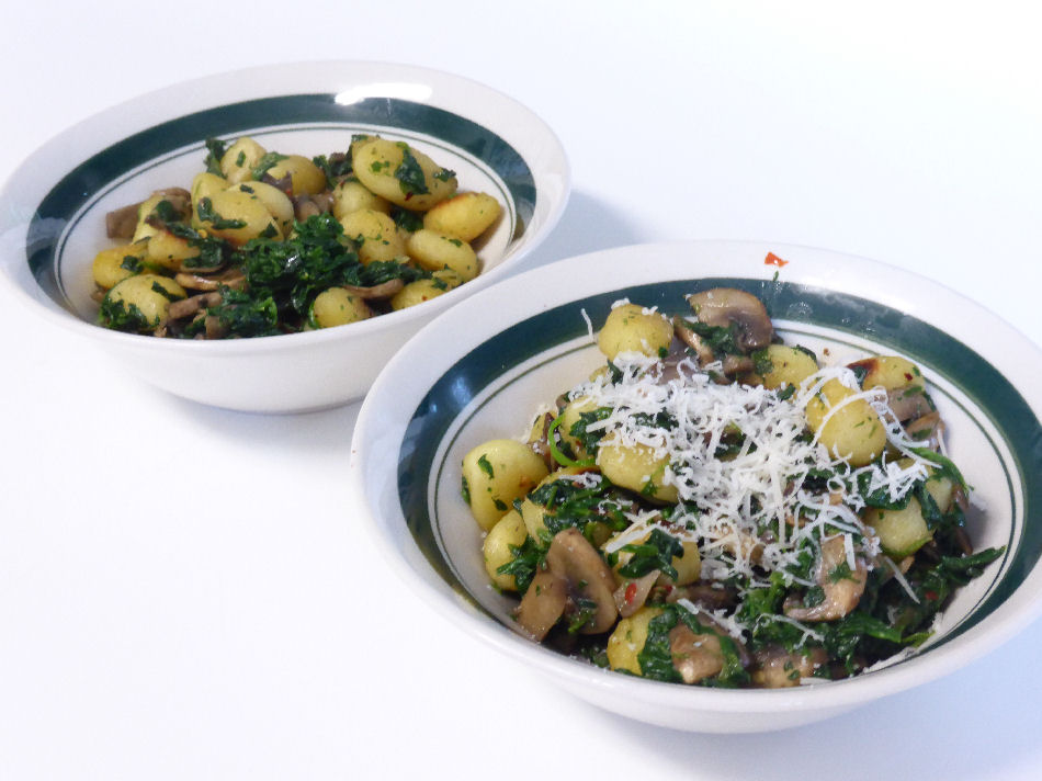 Holy Cannoli Recipes Gnocchi, white bean, and sundried tomato skillet