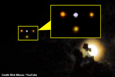 UFOs Captured On Cell Phone Cam By Former Megadeth Drummer Nick Menza 7-14-14
