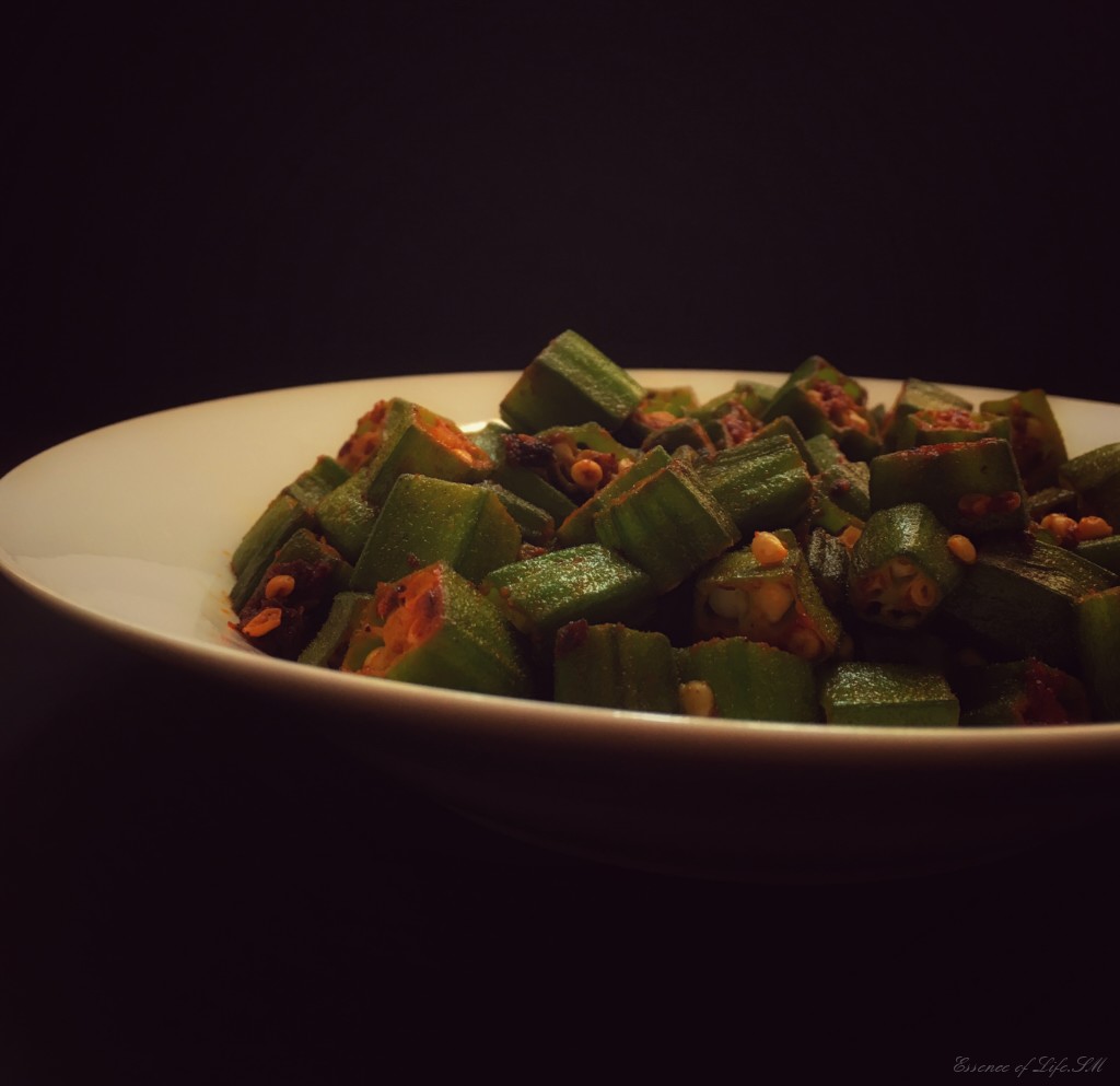 OKRA / LADY'S FINGER STIR FRY Essence of Life Food