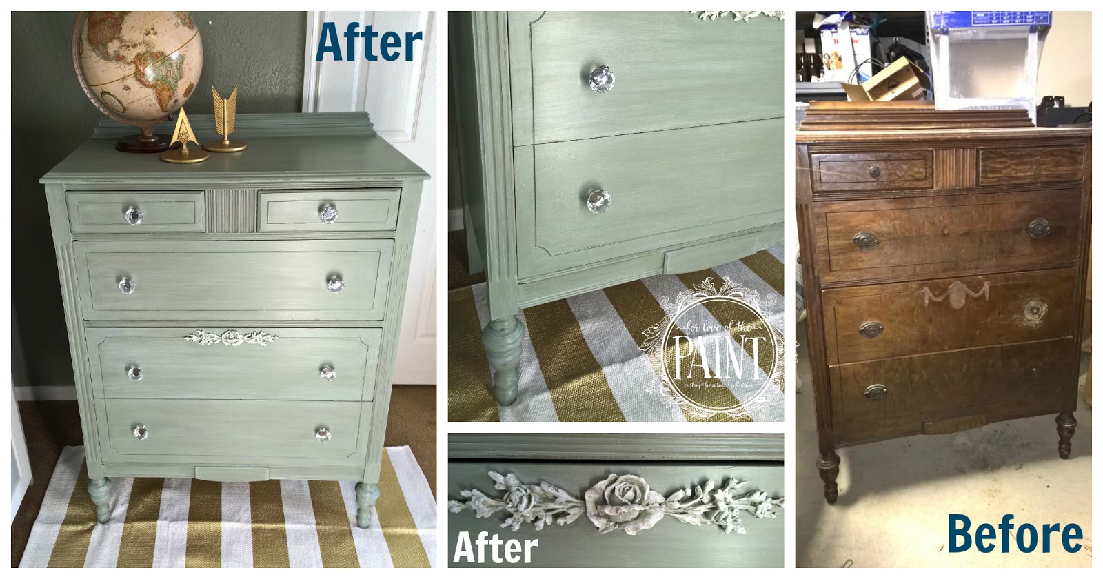For Love of the Paint Before and After Depression Era Chest of