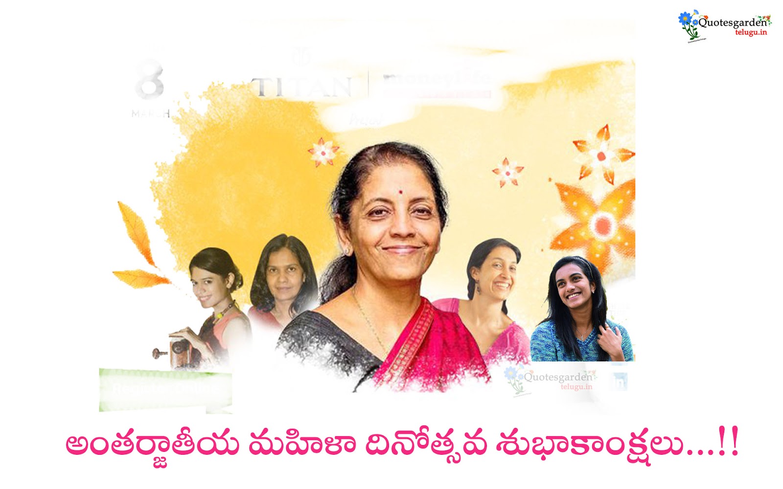 Latest Women's Day wishes images in Telugu greetings | QUOTES GARDEN ...