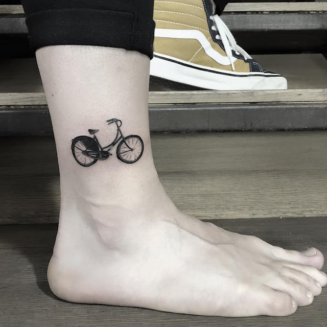 Tatuagem de bicicleta Tatuagem de bicicleta