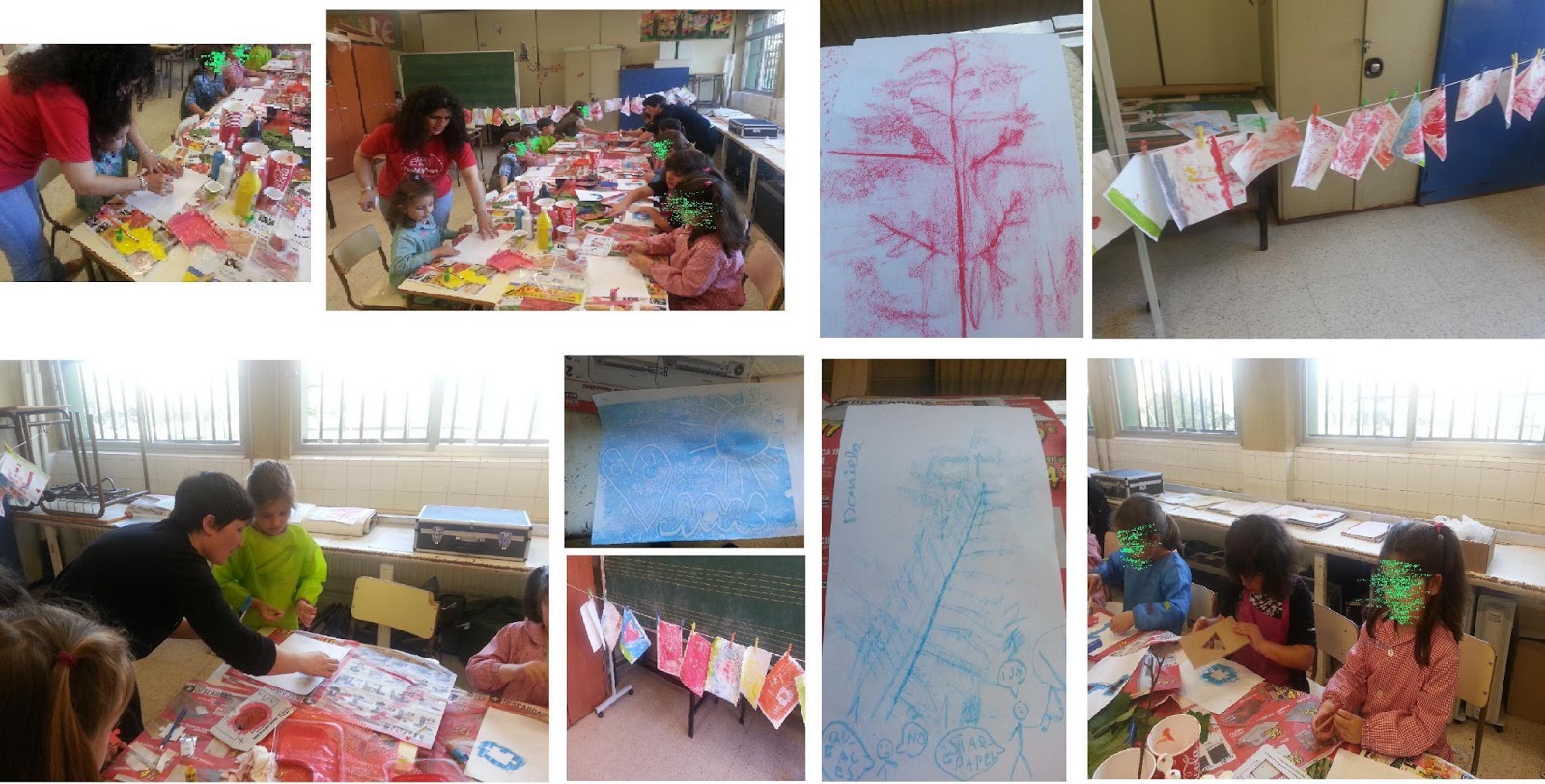 AMPA C.P. ASTURIAS: FOTOS TALLER DE PINTURA