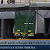 Camión quedó atascado en túnel de la Plaza Unión