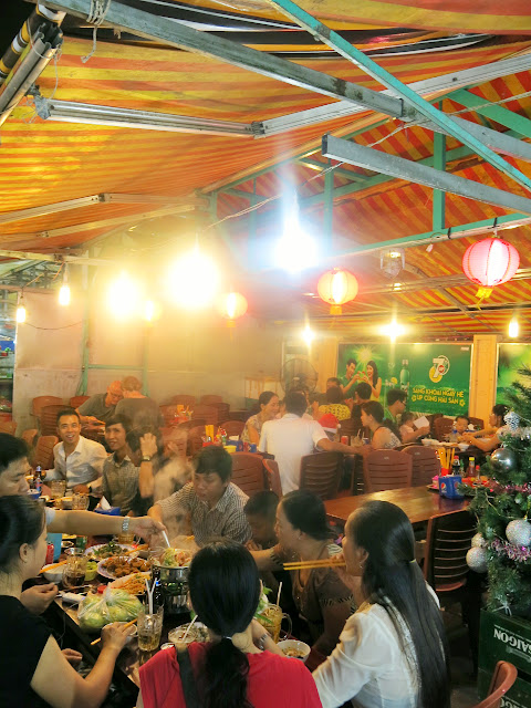 Night Market på Pho Quoc nattmarknad Duong Dong