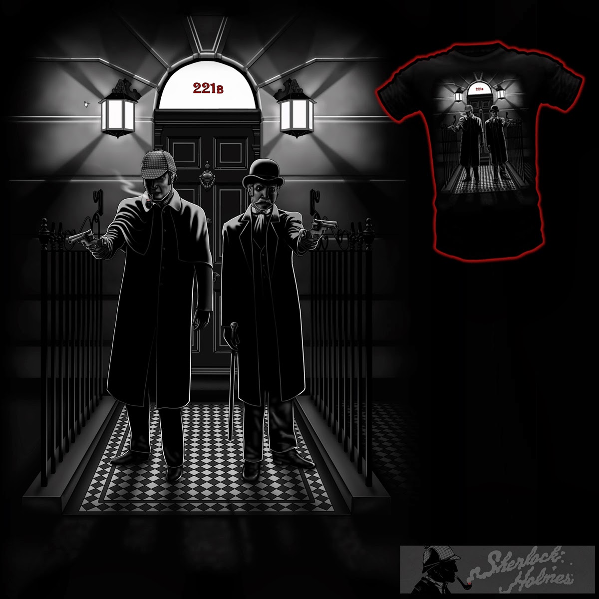 This Threadless Sherlock Holmes T-Shirt Contest Is Cool - I Hear of ...