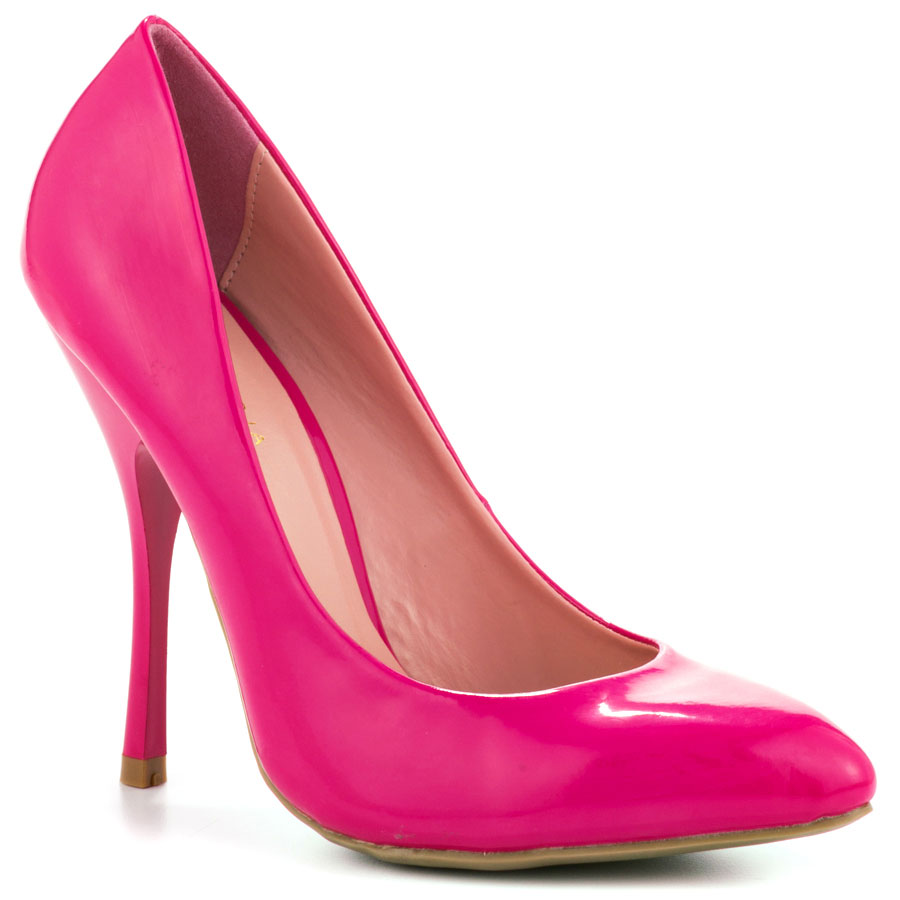 escarpins rose paillette