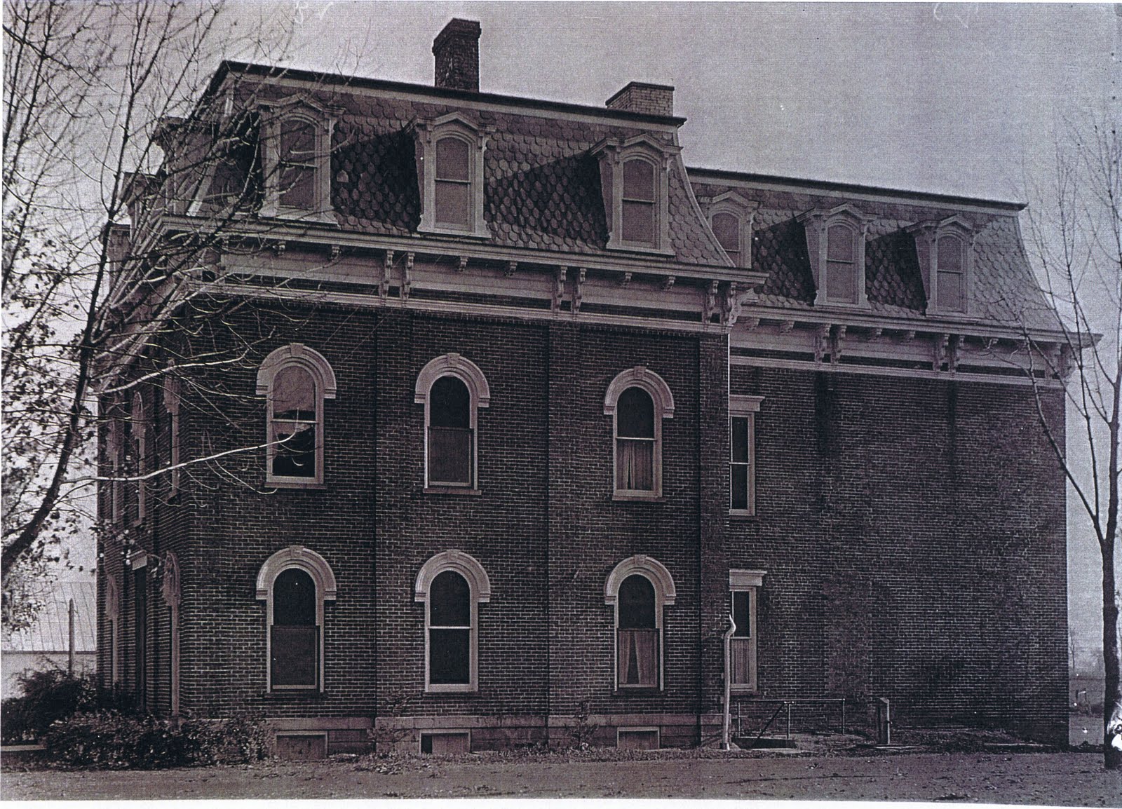 New Vienna Ohio Memories New Vienna School c1893, 1910 and Duchemin House