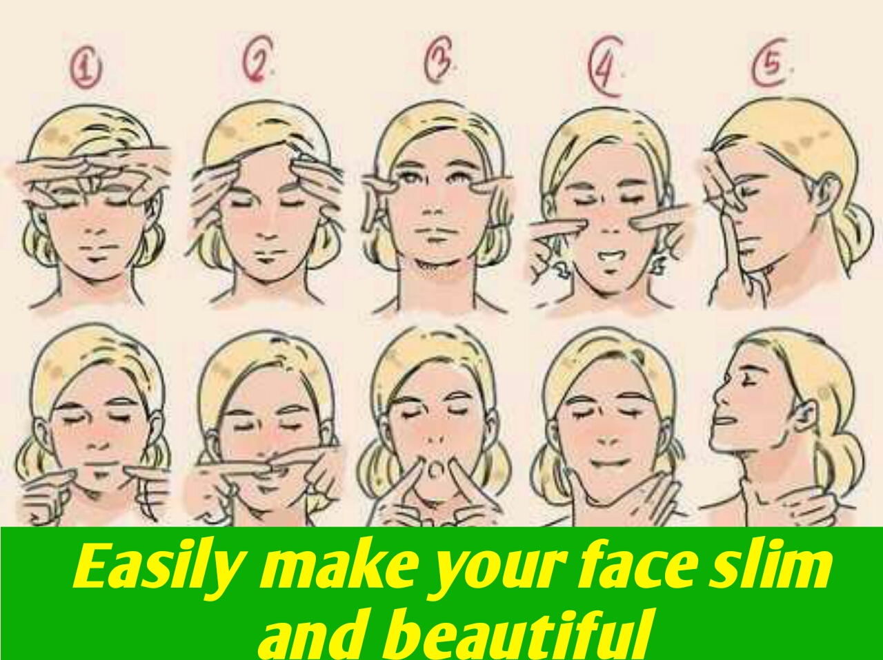 health and beauty tips Best ways to make your face slim and beautiful