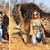 American Hunter Posed With A Dead Rare Black Giraffe She Shot And Sparked Outrage On Social Media