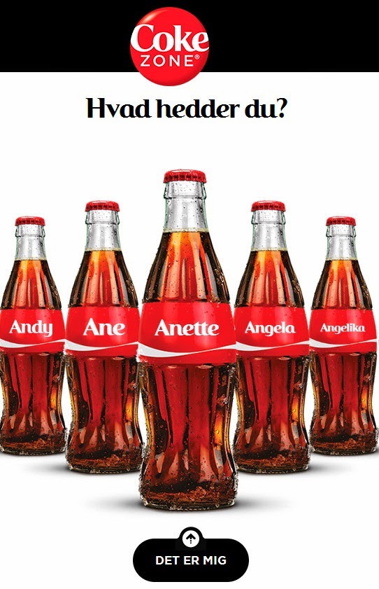 Anettes -Mit liv hverdag: a coke.