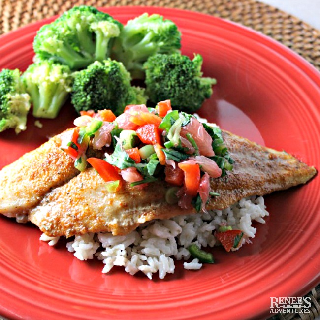Sweet and Spicy Swai Fish with Citrus Salsa Sweet and Spicy Swai Fish with Citrus Salsa
