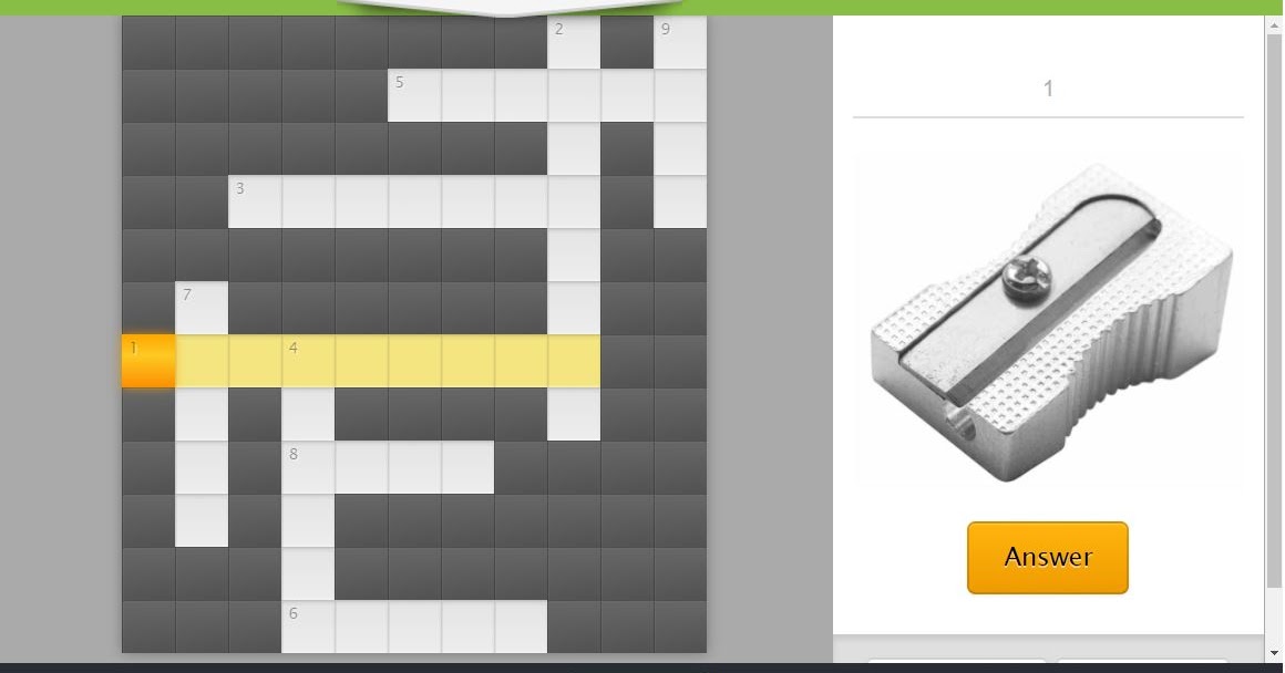 EL BLOG DE PRIMERO Classroom materials crossword